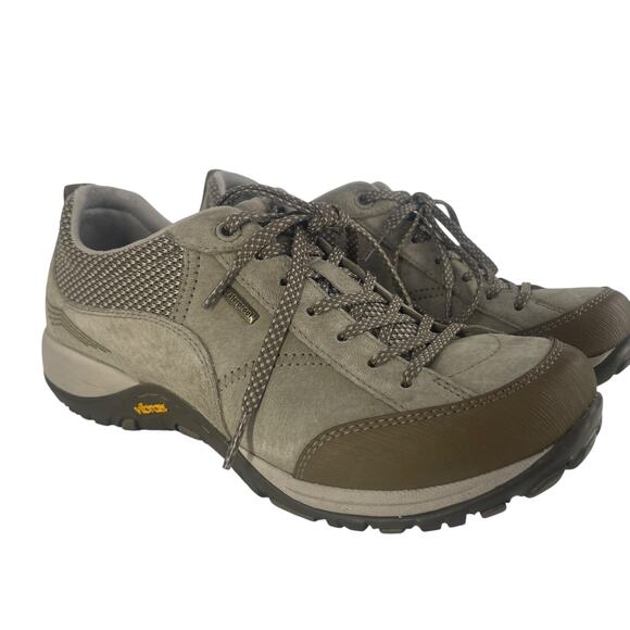 Dansko Shoes Womens Sz 6.5- 7 Waterproof Hiking Vibram 37 Nubuck Trail Walking - Picture 16 of 16